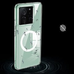 Xiaomi Mi 13T Kılıf Sert PC Arka Yüzey Wireless Şarj Özellikli Flet Magsafe Kapak