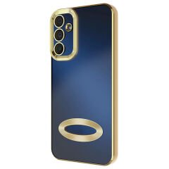 Samsung Galaxy A15 Kılıf Kamera Korumalı Logo Gösteren Omega Kapak