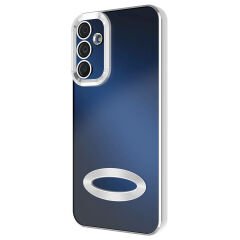 Samsung Galaxy A15 Kılıf Kamera Korumalı Logo Gösteren Omega Kapak