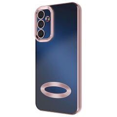 Samsung Galaxy A15 Kılıf Kamera Korumalı Logo Gösteren Omega Kapak