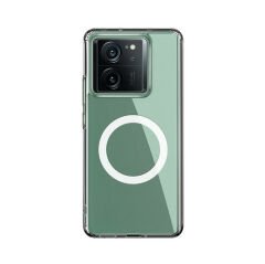 Xiaomi Mi 13T Pro Kılıf Sert PC Arka Yüzey Wireless Şarj Özellikli Flet Magsafe Kapak