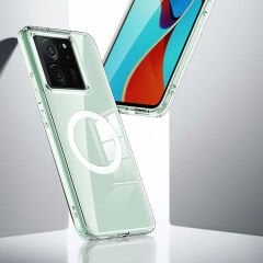 Xiaomi Mi 13T Pro Kılıf Sert PC Arka Yüzey Wireless Şarj Özellikli Flet Magsafe Kapak