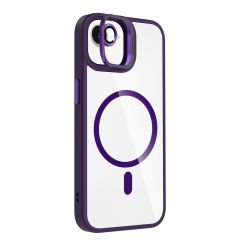 iPhone 16E Kılıf Standlı ve Kamera Lens Hediyeli Kablosuz Şarj Özellikli Etro Kapak