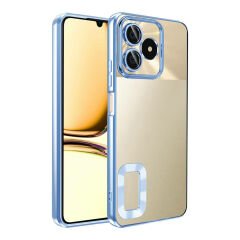 Realme C53 4G Kılıf Kamera Korumalı Logo Gösteren Omega Kapak