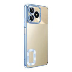 Realme C53 4G Kılıf Kamera Korumalı Logo Gösteren Omega Kapak