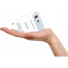 Dramex DPQ20B Quantum Usb+Type-C Qc3.0 Pd 20W Hızlı Şarj Adaptörü