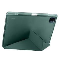Xiaomi Mi Pad 5 Kılıf Tri Folding Kalem Bölmeli Standlı Kılıf
