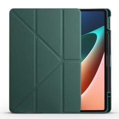 Xiaomi Mi Pad 5 Kılıf Tri Folding Kalem Bölmeli Standlı Kılıf