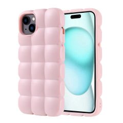iPhone 15 Plus Kılıf Parlak Esnek Silikon Dom Dom Kapak