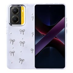 Xiaomi Poco X7 Pro Kılıf Airbag Tasarımlı Simli Şeffaf Kutup Kapak