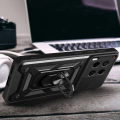 Tecno Camon 30 Kılıf Magnetik Standlı Kamera Korumalı Sürgülü Vega Kapak