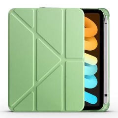 iPad Mini 2021 (6.Nesil) Kılıf Tri Folding Kalem Bölmeli Standlı Kılıf