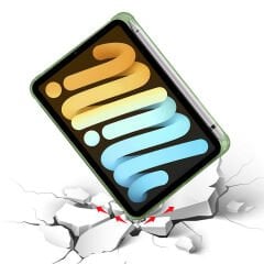 iPad Mini 2021 (6.Nesil) Kılıf Tri Folding Kalem Bölmeli Standlı Kılıf