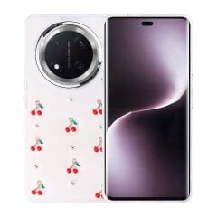 Honor Magic 7 Lite Kılıf Airbag Tasarımlı Simli Şeffaf Kutup Kapak