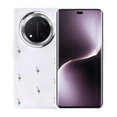 Honor Magic 7 Lite Kılıf Airbag Tasarımlı Simli Şeffaf Kutup Kapak