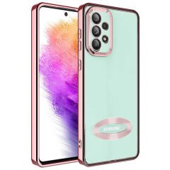 Samsung Galaxy A53 5G Kamera Korumalı Logo Gösteren Omega Kapak kılıf