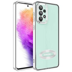 Samsung Galaxy A53 5G Kamera Korumalı Logo Gösteren Omega Kapak kılıf