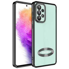 Samsung Galaxy A53 5G Kamera Korumalı Logo Gösteren Omega Kapak kılıf