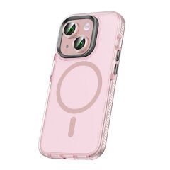 iPhone 15 Kılıf Airbagli Magsafe Wireless Şarj Özellikli Klaptika Kapak Kılıf