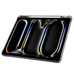 Apple iPad Air 13 2024 Kılıf Tri Folding Kalem Bölmeli Standlı Kılıf