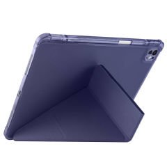 Apple iPad Air 13 2024 Kılıf Tri Folding Kalem Bölmeli Standlı Kılıf