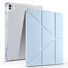 Apple iPad Air 13 2024 Kılıf Tri Folding Kalem Bölmeli Standlı Kılıf