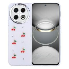 Tecno Spark 30 Pro Kılıf Airbag Tasarımlı Simli Şeffaf Kutup Kapak