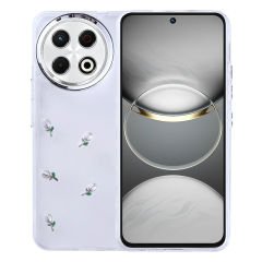 Tecno Spark 30 Pro Kılıf Airbag Tasarımlı Simli Şeffaf Kutup Kapak