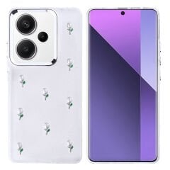 Xiaomi Redmi Note 13 Pro Plus 5G Kılıf Airbag Tasarımlı Simli Şeffaf Kutup Kapak