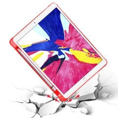 iPad 10.2 2021 (9.Nesil) Kılıf Tri Folding Kalem Bölmeli Standlı Kılıf