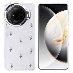 Tecno Camon 30 Pro 5G Kılıf Airbag Tasarımlı Simli Şeffaf Kutup Kapak