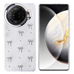 Tecno Camon 30 Pro 5G Kılıf Airbag Tasarımlı Simli Şeffaf Kutup Kapak