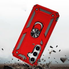 Samsung Galaxy S24 Plus Kılıf Vega Tank Sert Yüzüklü Standlı Zırh Koruma Kapak