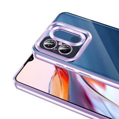 Xiaomi Redmi 12C Kılıf Kamera Korumalı Logo Gösteren Omega Kapak