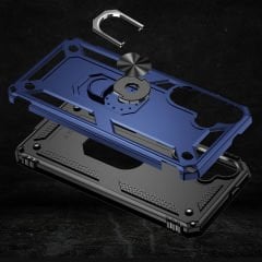 Samsung Galaxy S24 Kılıf Vega Tank Sert Yüzüklü Standlı Zırh Koruma Kapak