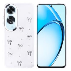 Oppo A60 Kılıf Airbag Tasarımlı Simli Şeffaf Kutup Kapak