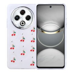 Tecno Spark 30 Kılıf Airbag Tasarımlı Simli Şeffaf Kutup Kapak