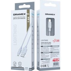 Dramex D16LK Lightning Data/şarj Kablosu 1.6A 1mt Beyaz