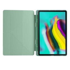 Samsung Galaxy Tab A7 10.4 T500 2020 Kılıf Tri Folding Kalem Bölmeli Standlı Kılıf
