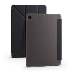 Samsung Galaxy Tab A7 10.4 T500 2020 Kılıf Tri Folding Kalem Bölmeli Standlı Kılıf