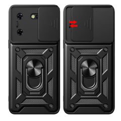 Tecno Pova 5 Kılıf Magnetik Standlı Kamera Korumalı Sürgülü Vega Kapak