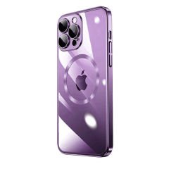 iPhone 14 Pro Kılıf Wireless Şarj Özellikli Sert PC Riksos Magsafe Kapak