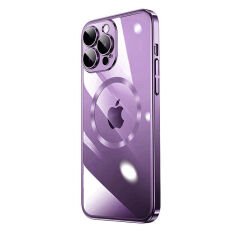 iPhone 14 Pro Kılıf Wireless Şarj Özellikli Sert PC Riksos Magsafe Kapak