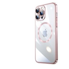 iPhone 14 Pro Kılıf Wireless Şarj Özellikli Sert PC Riksos Magsafe Kapak