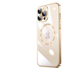 iPhone 14 Pro Kılıf Wireless Şarj Özellikli Sert PC Riksos Magsafe Kapak