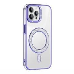 iPhone 12 Pro Kılıf Pırlanta Taş Tasarımlı Kablosuz Şarj Özellikli Karetta Silikon Kapak