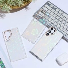 Galaxy S22 Ultra Kılıf Zore Sidney Desenli Sert Kapak Butterfly No2