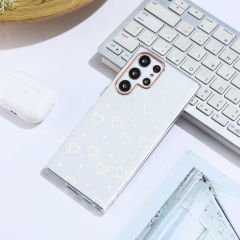 Galaxy S22 Ultra Kılıf Zore Sidney Desenli Sert Kapak Butterfly No2