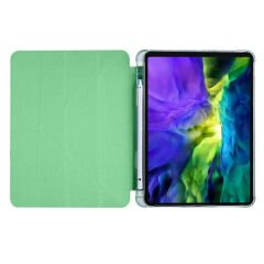 iPad Pro 11 2020 (2.Nesil) Kılıf Tri Folding Kalem Bölmeli Standlı Kılıf