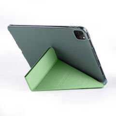 iPad Pro 11 2020 (2.Nesil) Kılıf Tri Folding Kalem Bölmeli Standlı Kılıf